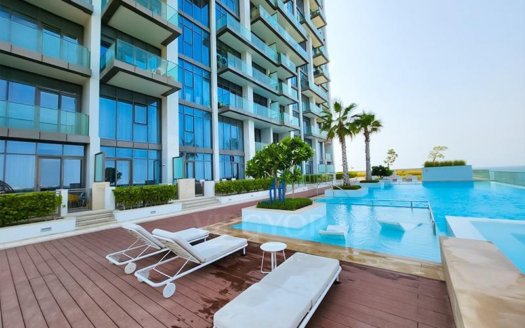 Vibgyor Real Estate LLC is pleased to offer this elegant two-bedroom apartment for sale located in Anwa by Omniyat in Maritime City. A prime luxury waterfront location ensuring a promising investment opportunity.