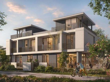Experience luxury living in this expansive 4-bedroom + maid's room villa in the prestigious Avena cluster of The Valley by Emaar. This thoughtfully designed villa offers the perfect blend of elegance