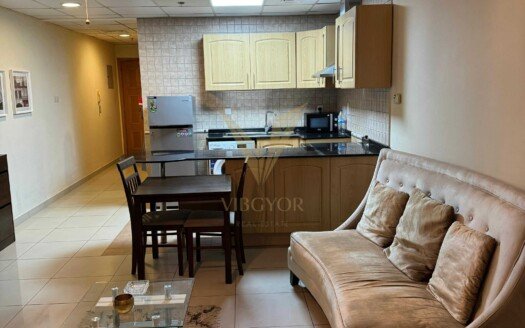 Live in the heart of Jumeirah Lake Towers (JLT) with this stylish fully furnished studio in Armada Tower 1. Offering a smart layout