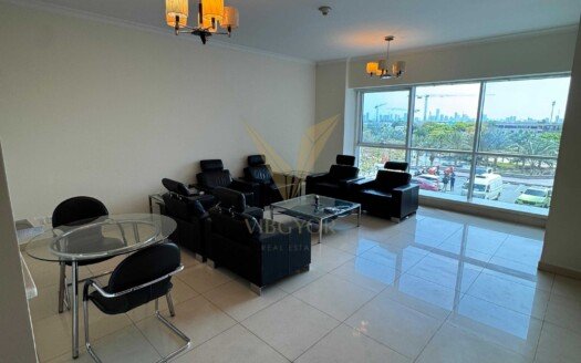 Presenting a well-maintained and fully furnished 1 Bedroom + Study apartment in the popular Saba Tower 2