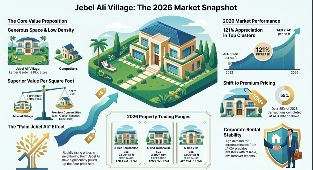 Jebel Ali Village Market Snapshot 2026